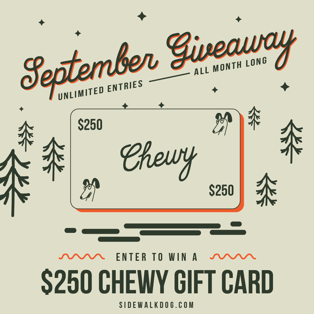 September $250 Chewy Gift Card Giveaway