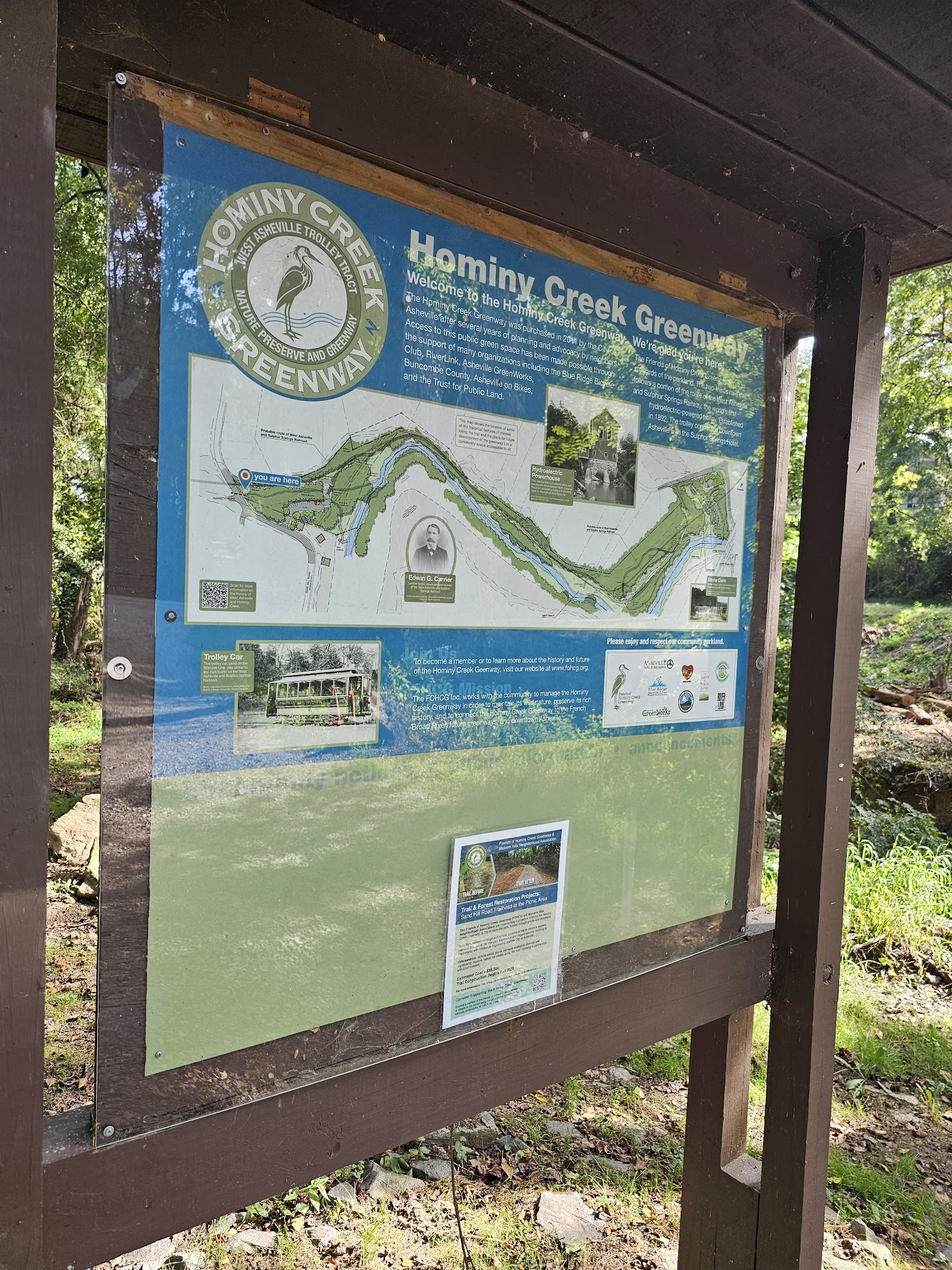 Hominy Creek Greenway - Sand Hill Entrance