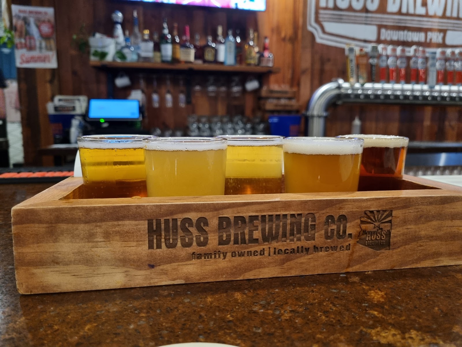 Huss Brewing Downtown PHX Brewpub + TOGO