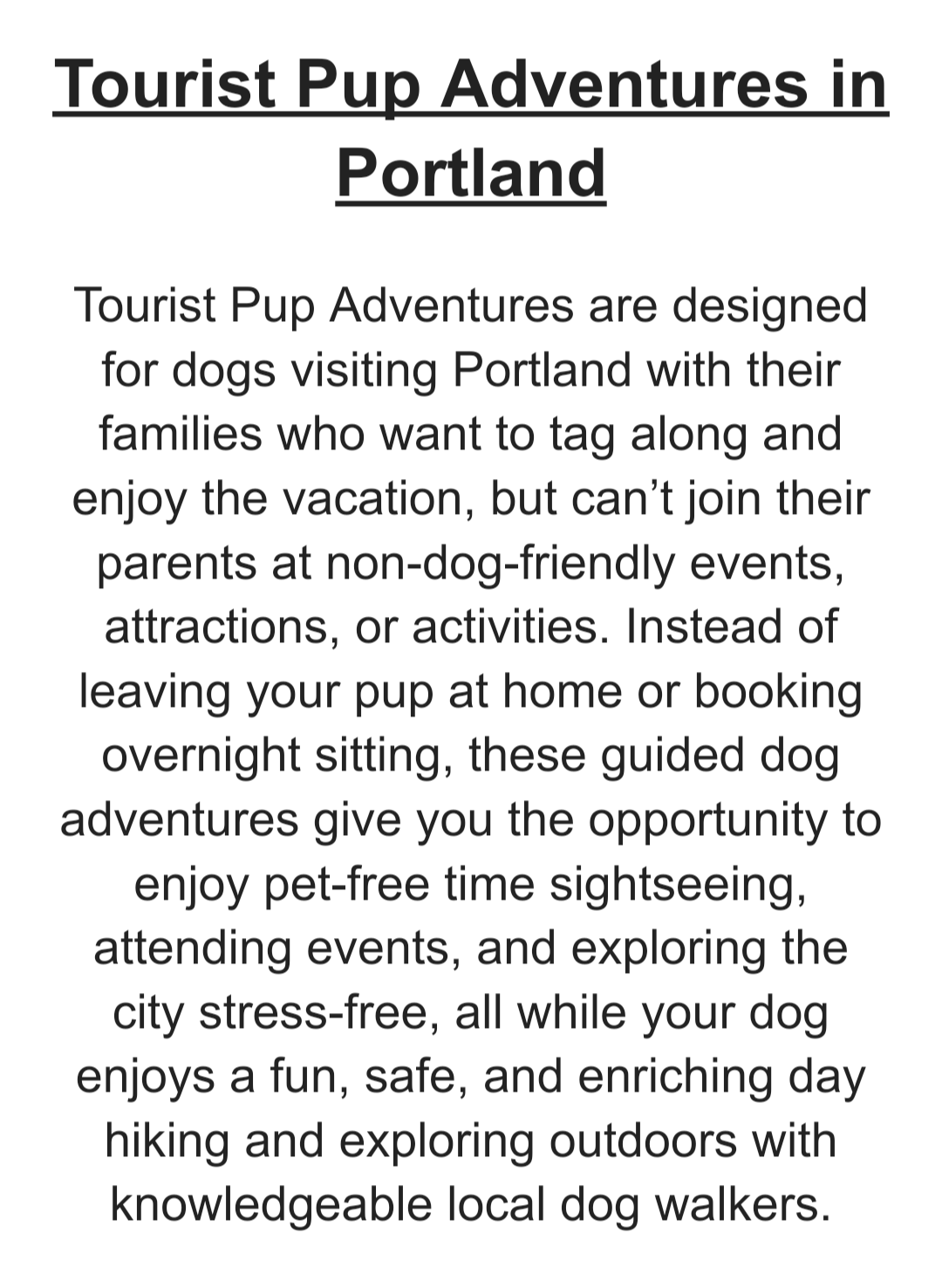 PetFriendly Portland Adventures photo 3