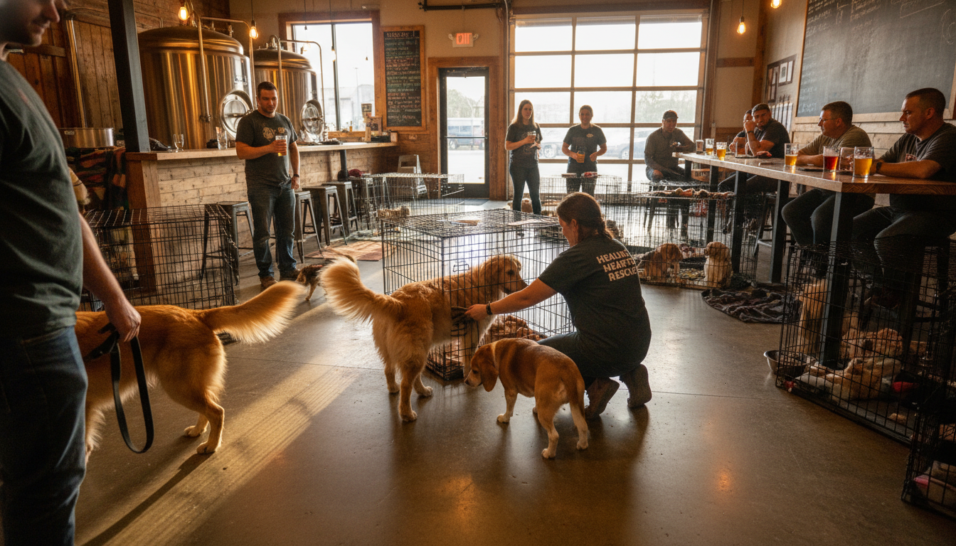 Healing Hearts Rescue Adoption Event at Trove Brewing