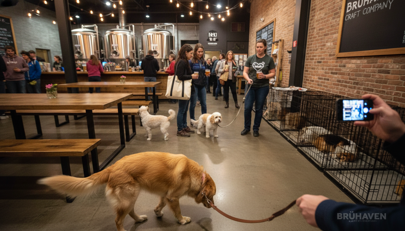 Healing Hearts Rescue Adoption Event at Brühaven Craft Company